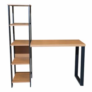 Mesa De Computadora Industrial Freijo Negro DALLA COSTA Mdf