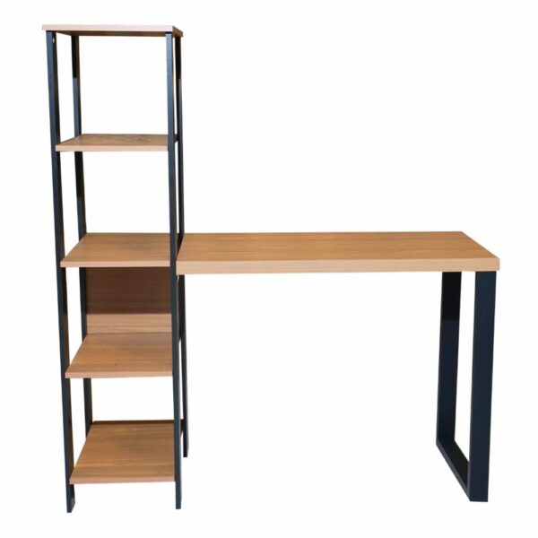 Mesa De Computadora Industrial Freijo Negro DALLA COSTA Mdf