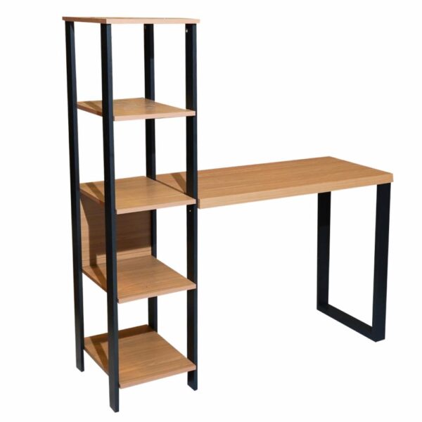 Mesa De Computadora Industrial Freijo Negro DALLA COSTA Mdf - Imagen 3