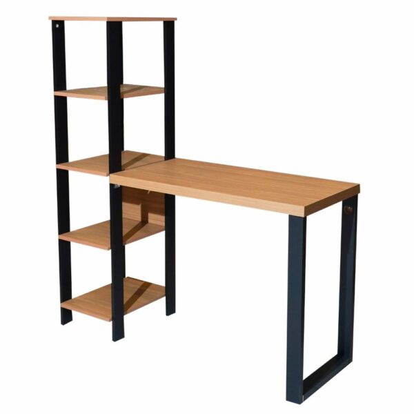 Mesa De Computadora Industrial Freijo Negro DALLA COSTA Mdf - Imagen 4