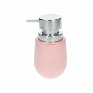 Jabonera Con Dosificador New Cromo Belly Rosa OU Unidad