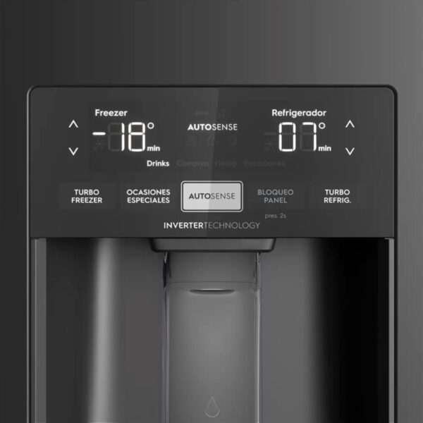 Refrigeradora Side By side No Frost Inverter ERS45F3Q5EB ELECTROLUX 419 Litros