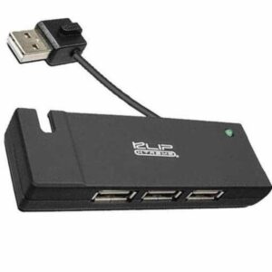 Hub 4 Puertos USB 2.0 Negro KLIPXTREME 2.0