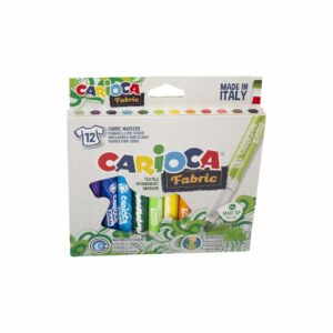 Marcadores Fabric CARIOCA X 12 piezas