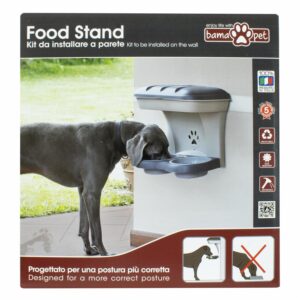 Dispensador Doble De Alimentos Solidos Y Líquidos BAMA PET Grande