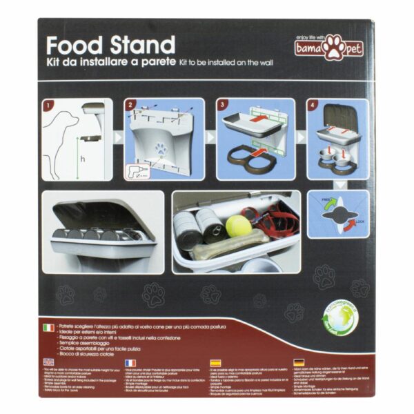 Dispensador Doble De Alimentos Solidos Y Líquidos BAMA Grande - Imagen 3