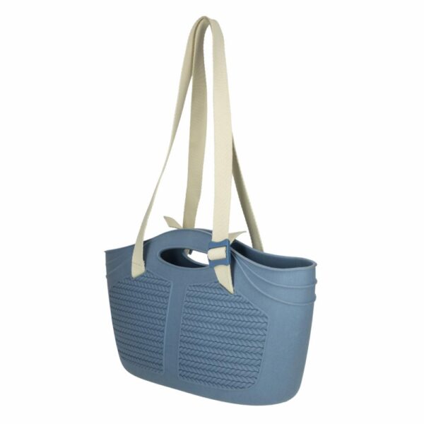 Cartera De Mascota Transportadora Tono Celeste BAMA Xtra Small - Imagen 2