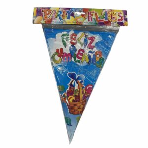 Banderín Happy Birthday IMPORTADORA CUMPLEAÑOS Unidad