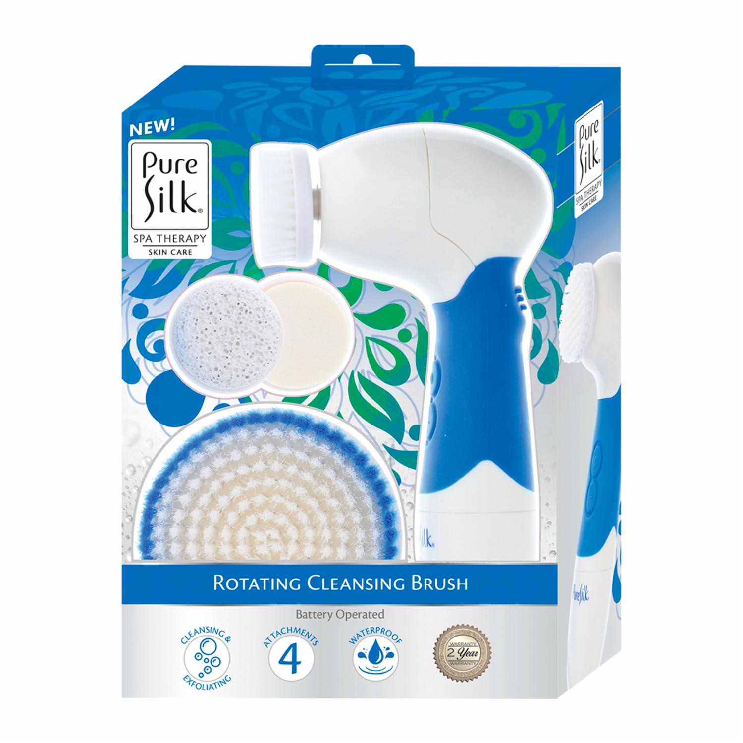 Cepillo Exfoliante Cara y Cuerpo 4 En 1 PURE SILK Waterproof