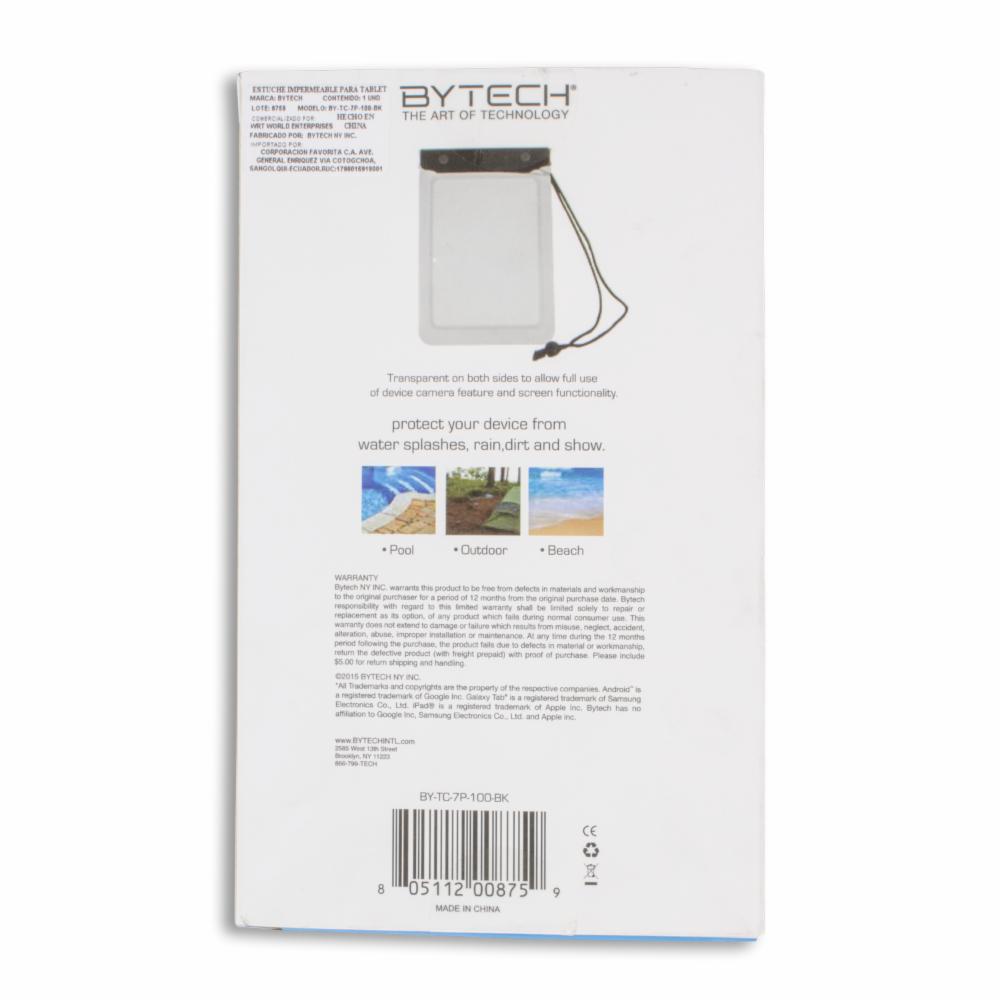 Estuche Universal Para Tablets Impermeable IPX8 BYTECH 7" - 8" - Imagen 2