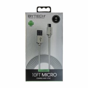 Cable Micro Usb Blanco BYTECH 10"