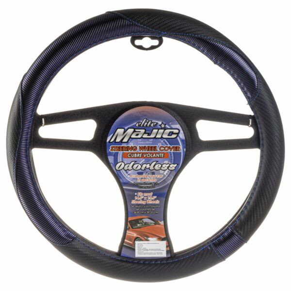 Cubre De Volante Azul Negro MAJIC Unidad