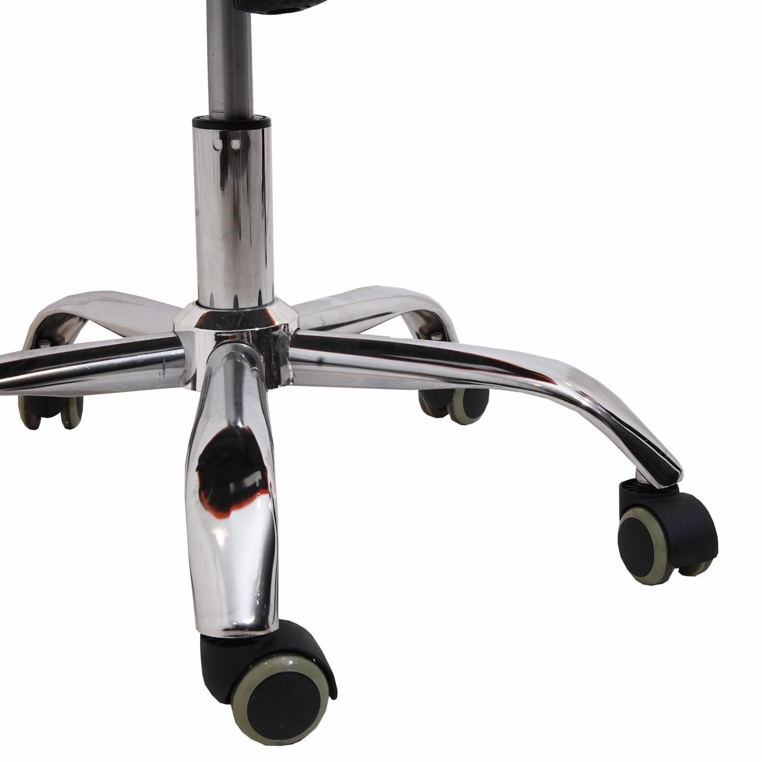 Silla De Oficina Brazos Naranja Con Negro FREE HOME Textil - Imagen 6