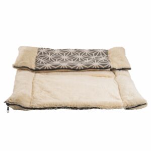 Cama Para Mascota Cilíndrica Para Gato Tono Beige PETSTAR 32 X 23 Cm