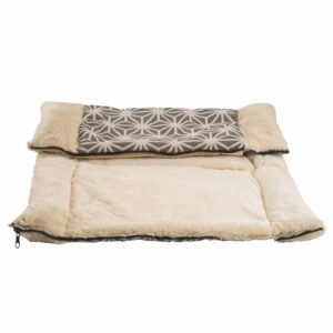 Cama Para Mascota Cilíndrica Para Gato Tono Beige PETSTAR 32 X 23 Cm