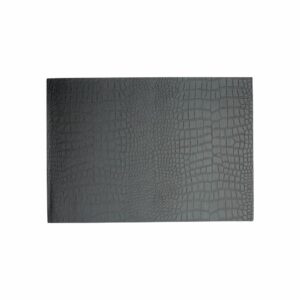 Individual Tipo Cuerina Gris FREE HOME 43 X 30 Cm