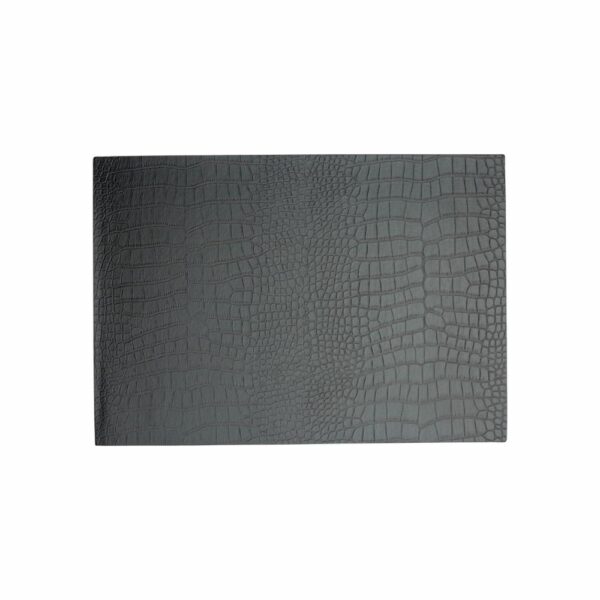 Individual Tipo Cuerina Gris FREE HOME 43 X 30 Cm