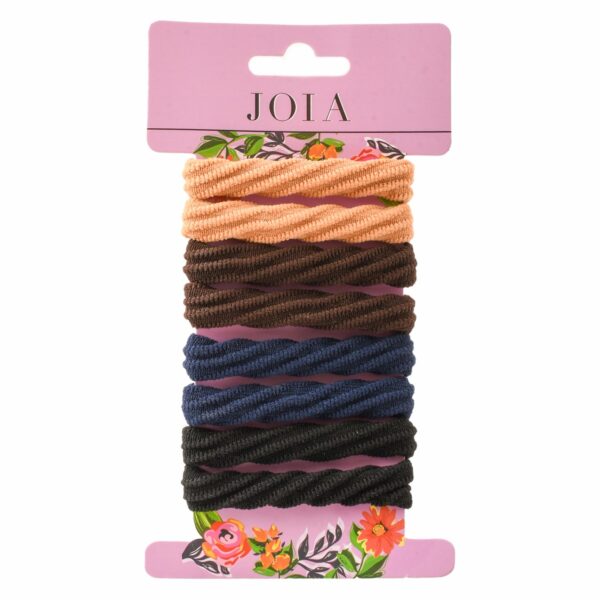 Elástico Para Cabello Negro/Celeste Con Lazo Y Piedreria X4 HAIR WITH FLAIR X 4 Uds
