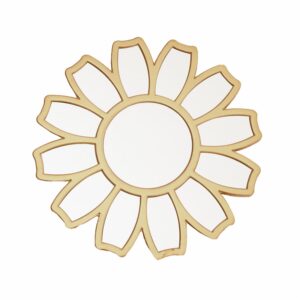 Espejo De Madera FREE HOME 40 X 40 X 2 CM