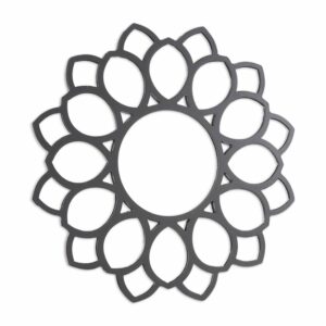 Espejo De Madera FREE HOME 40 X 40 X 1 5 CM