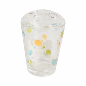 Porta Cepillos Dientes Clear Círculos HOUSEWIN Unidad