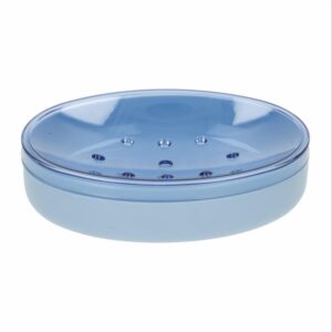 Jabonera Bicolor Celeste HOUSEWIN Unidad