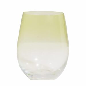 Vaso Color Degrade Amarillo ZIBO CHONGLI 500 Ml