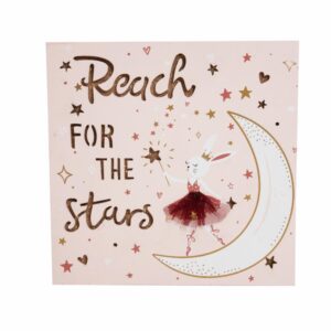 Cuadro Madera Conejita FREE HOME 20 X 20CM