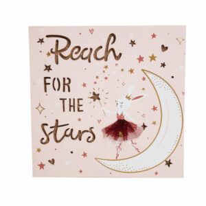 Cuadro Madera Conejita FREE HOME 20 X 20CM