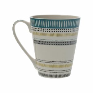 Jarro Líneas Turquesa Con Taupe FREE HOME 300 Ml