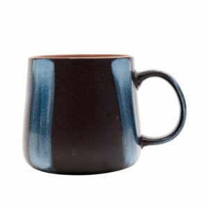 Jarro Negro Azul Lineas KIC KARPERY 12 Onz