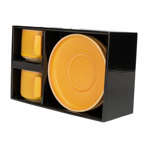 Set X2 Taza Y Plato Terracota KIC KARPERY 8 Oz - Imagen 2