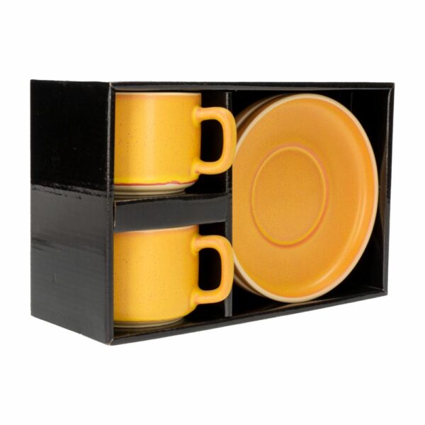 Set X2 Taza Y Plato Terracota KIC KARPERY 8 Oz - Imagen 3