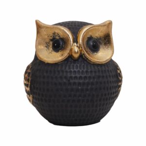 Buho Decorativa De Poliresina JOY 13 X 11 X 14 Cm