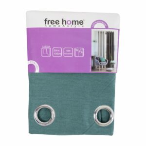 Cortina De Área Verde Blackout FREE HOME 135 X 230 Cm