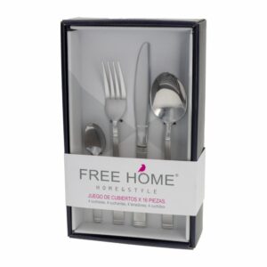 Set De Cubiertos Summer Sand FREE HOME 16 Piezas