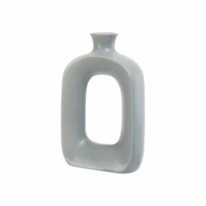 Figura Decorativa Botella Estilizada Blanco Gris FREE HOME 24 CM