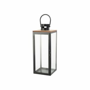 Farol Metalico Color Negro FREE HOME 45 Cm