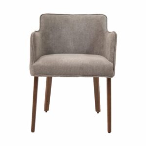 Silla Básica MOBILIA Madera De Caucho Y Textil