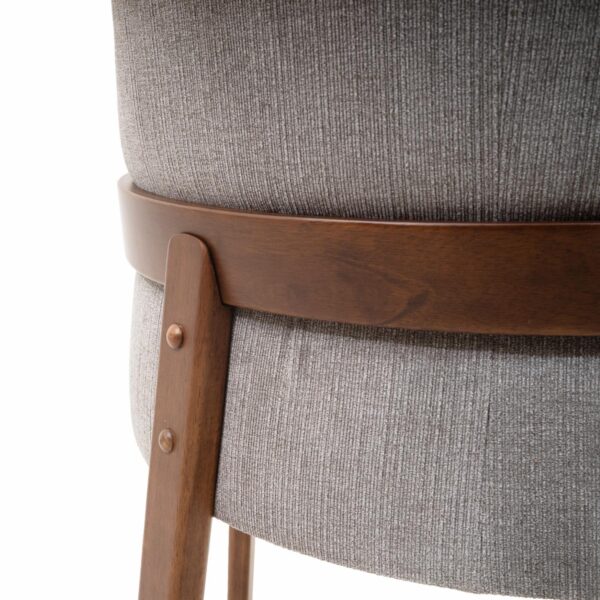 Silla Básica MOBILIA Madera De Caucho Y Textil - Imagen 8