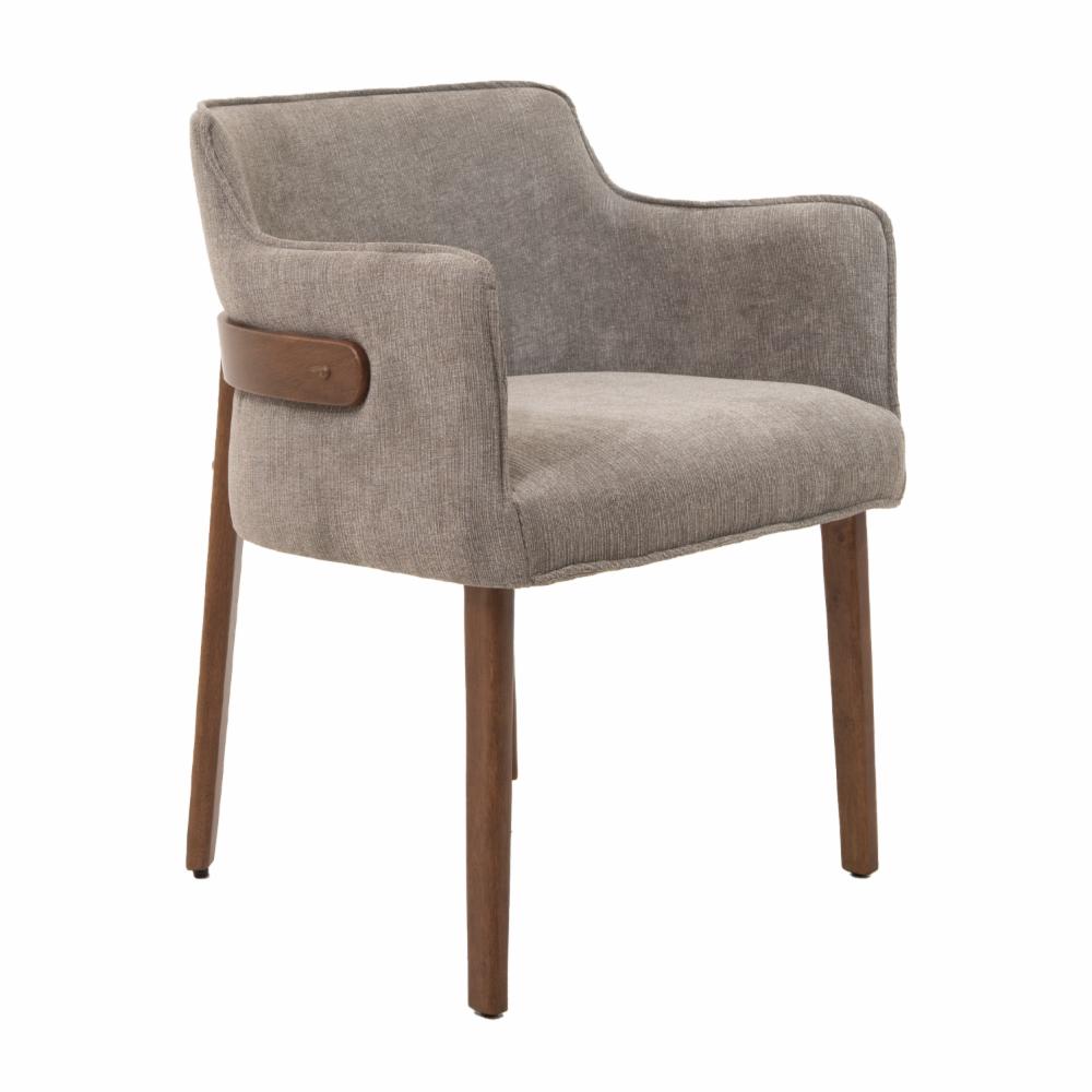 Silla Básica MOBILIA Madera De Caucho Y Textil - Imagen 2