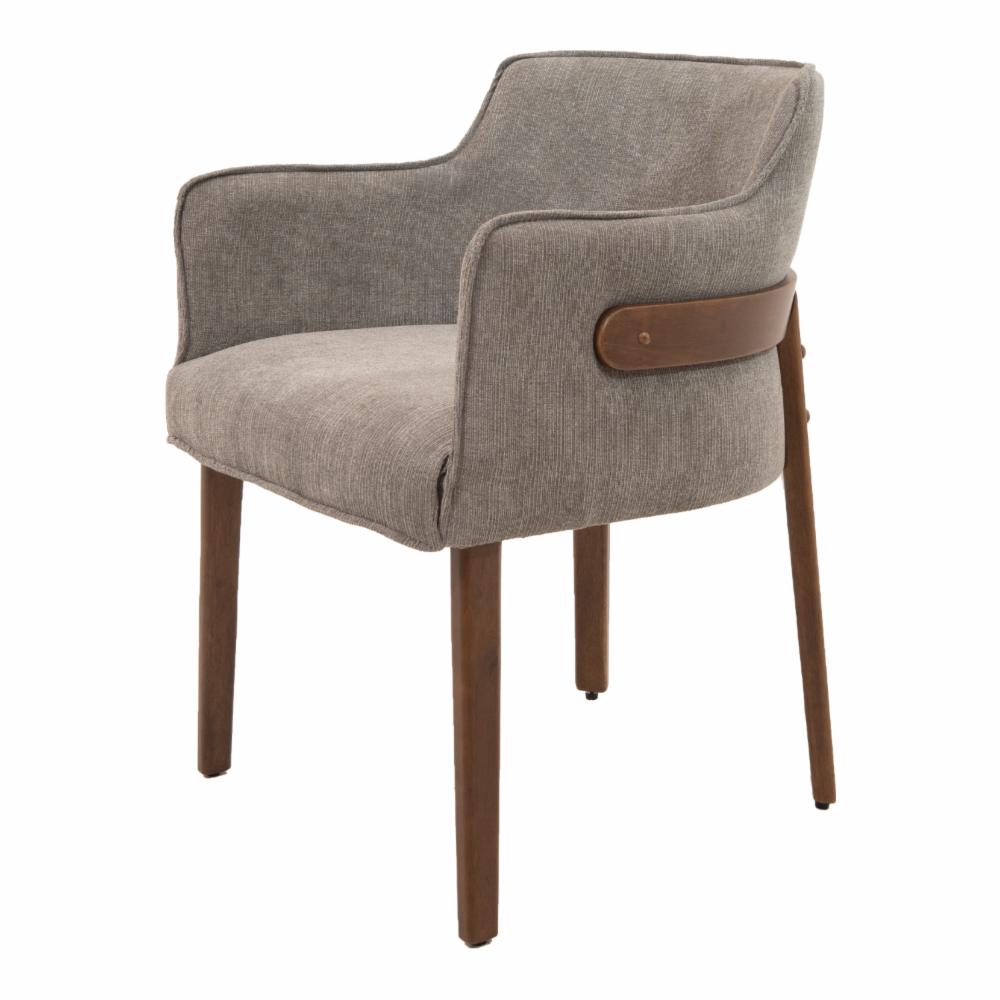 Silla Básica MOBILIA Madera De Caucho Y Textil - Imagen 3