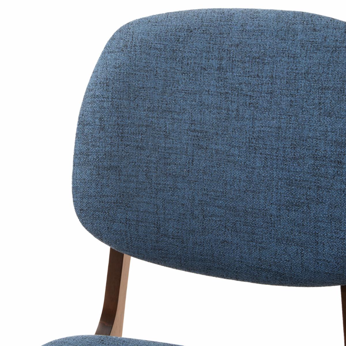 Silla Auxiliar MOBILIA Madera De Caucho Y Textil