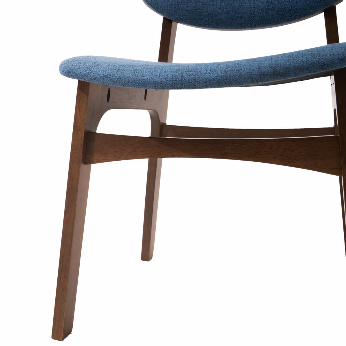 Silla Auxiliar MOBILIA Madera De Caucho Y Textil