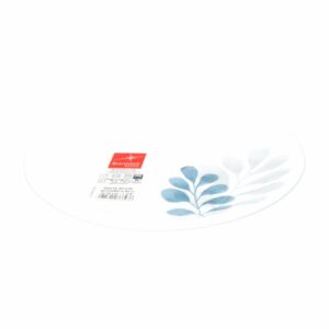 Plato Postre White Moon Hojas BORMIOLI ROCCO 20 CM