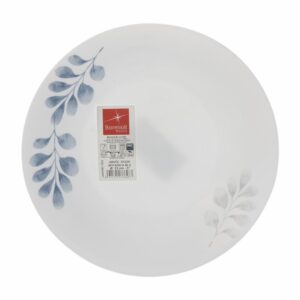 Plato Sopero White Moon Hojas BORMIOLI ROCCO 23 CM