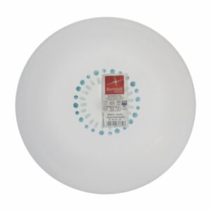 Plato Sopero White Moon Círculos Verde/Azul BORMIOLI ROCCO 22 CM
