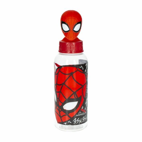 Botella 3D Spiderman Telarana Urbana STOR 560 ML