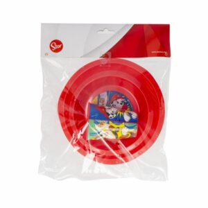 Set Platos Y Vaso Paw Patrol Comic STOR 3 Piezas