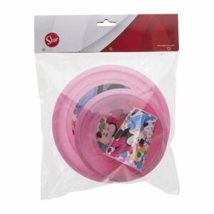Set Platos y Vaso Minnie STOR 3 Piezas